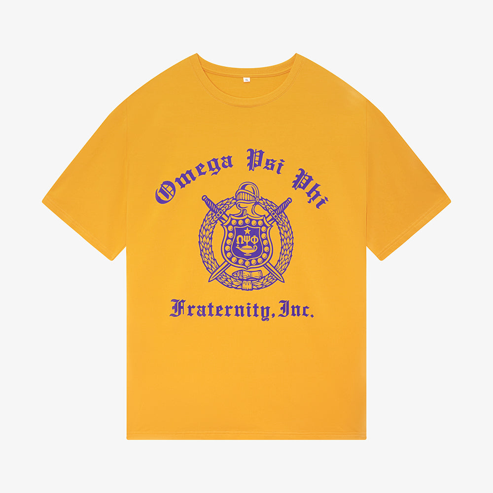 OMEGA PSI PHI SHIELD TSHIRT