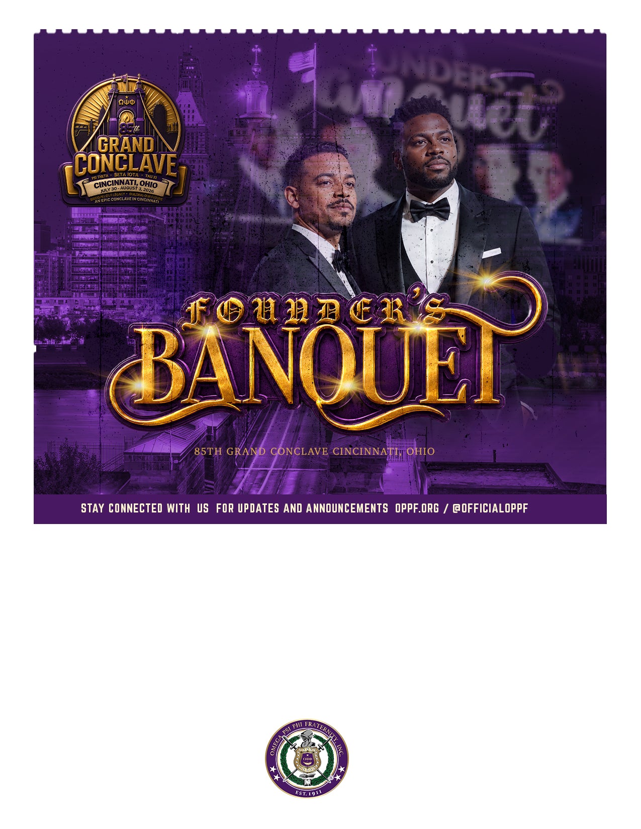 Founder's Banquet (Formal Black Tie Required)