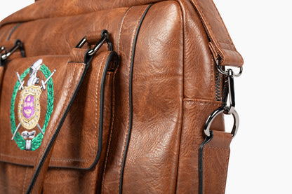 2025 Souvenir : Dr Moses C. Norman International Leadership Conference Leather Briefcase