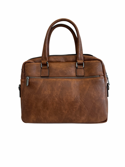 2025 Souvenir : Dr Moses C. Norman International Leadership Conference Leather Briefcase